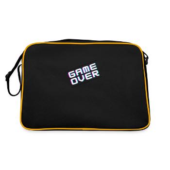 Fin du jeu - Sac Retro - noir/or - Dos