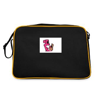 Food Monsters - Retro Bag - black/gold - Back