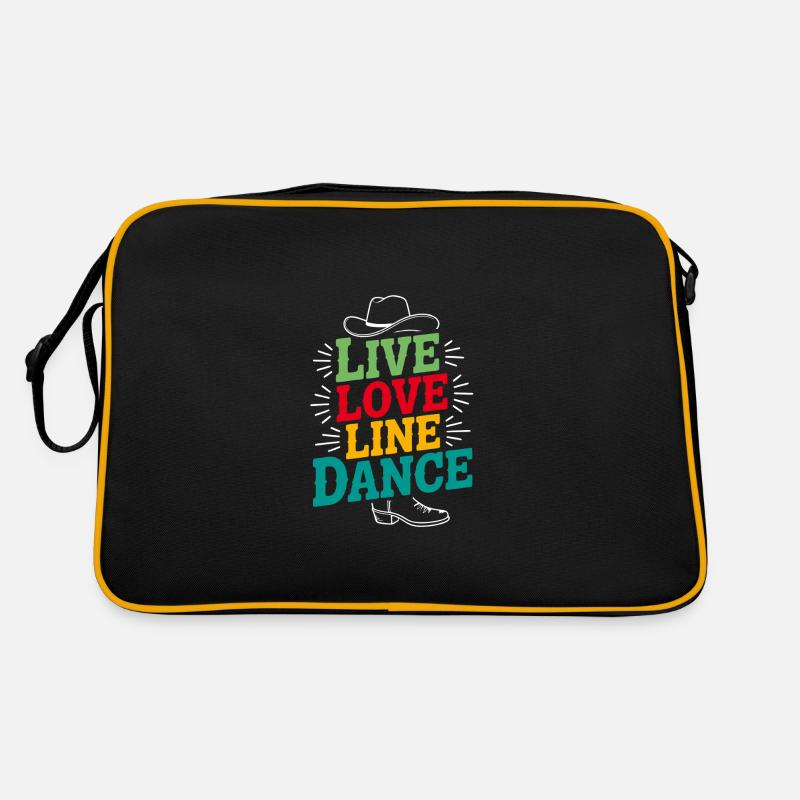 Live Love Line Dance Line Dance Fun Dancing Retro Bag