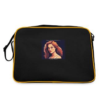 Digital art - Retro Bag - black/gold - Back