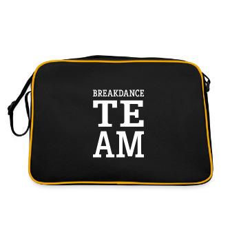 Équipe de breakdance Mannschaft - Sac Retro - noir/or - Dos
