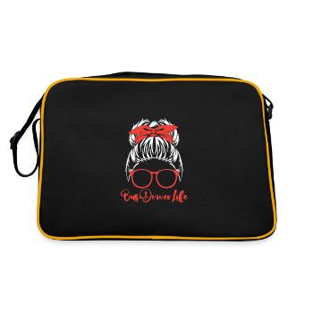 School Bus Driver School Bus - Retro Bag - black/gold - Back