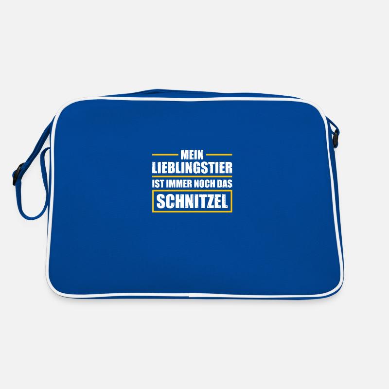 Lieblingstier Schnitzel Retro Tasche