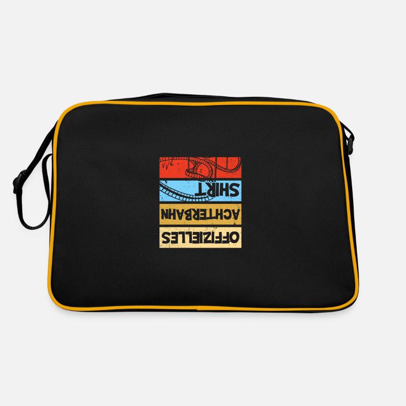 Achterbahn Freak Freizeitpark Rollercoaster Retro Tasche