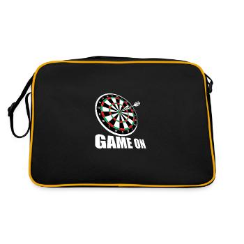 Game on Darts Darts Player Darts Darts - Retro Bag - black/gold - Back
