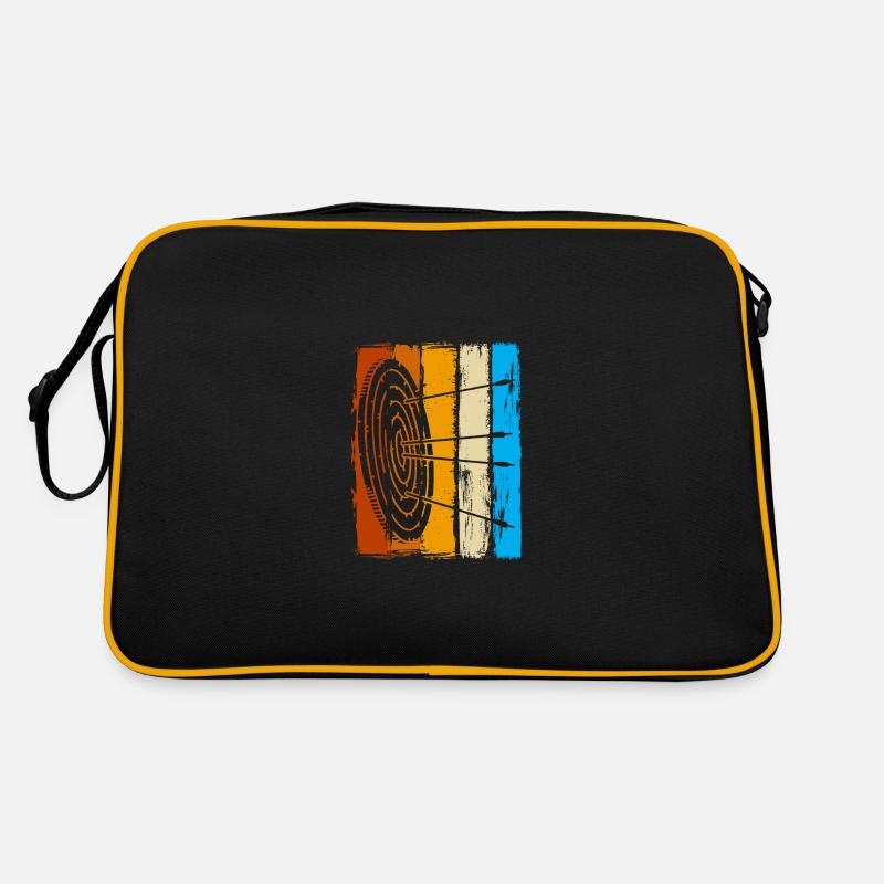 Pfeil und Bogen Bogenschießen Bogenschütze Retro Tasche