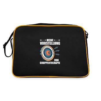 Group Therapy Archery Archer - Retro Bag - black/gold - Back