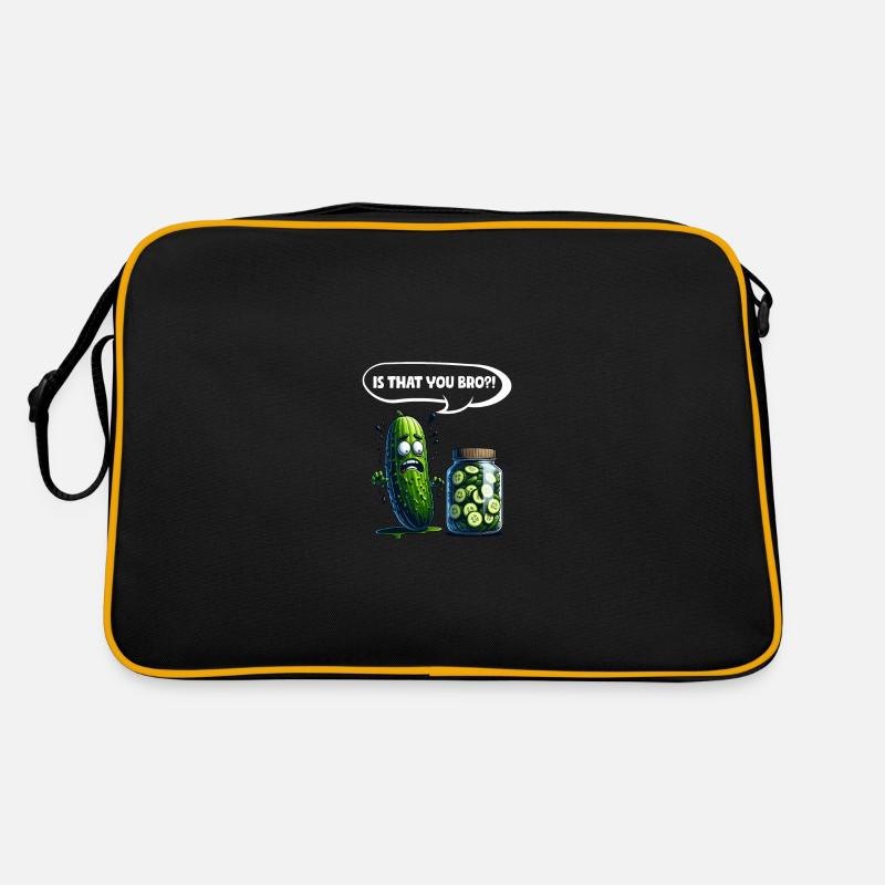 C’est toi mon frère ?! Cornichon de concombre Amateurs de concombre Sac Retro