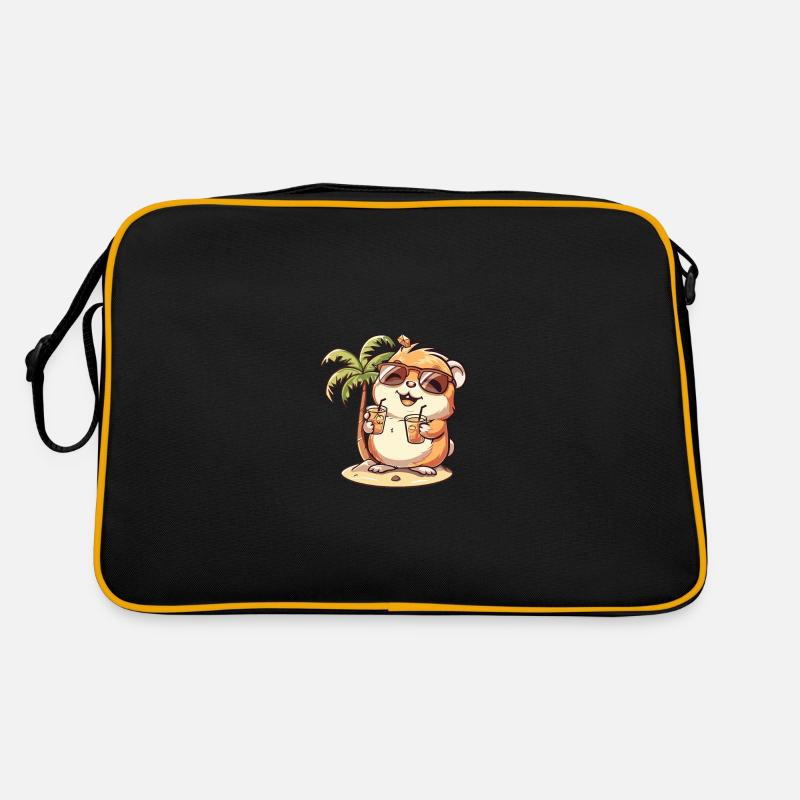 Vacances d’été pour hamster Sac Retro