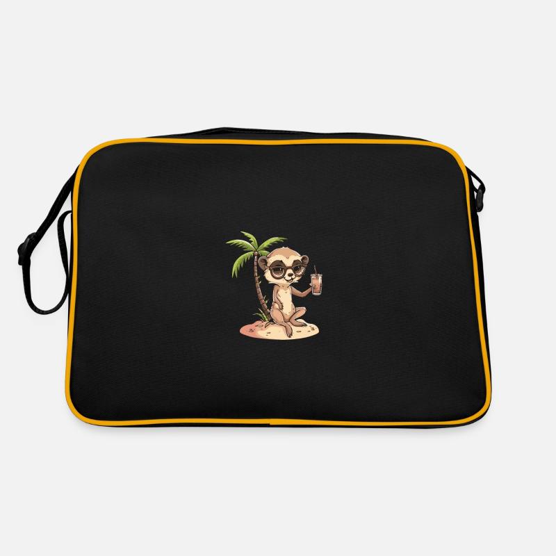 Vacances d’été de suricate Sac Retro