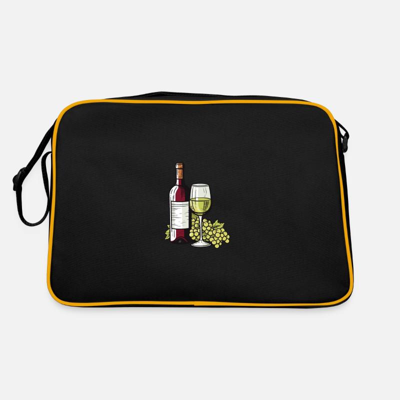 Verre à vin Raisins Vin Sac Retro