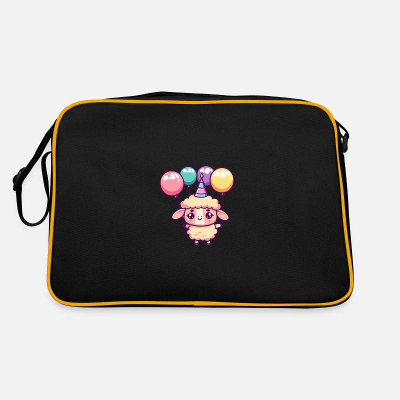 Bande dessinée d’anniversaire de mouton Sac Retro