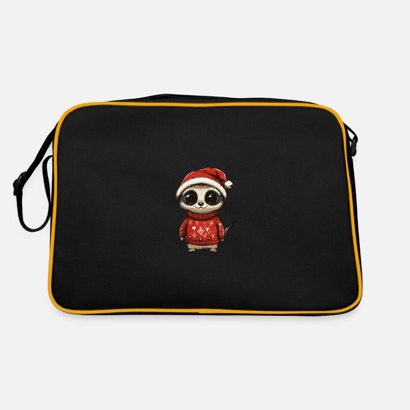 Bande dessinée de Noël de suricate Sac Retro