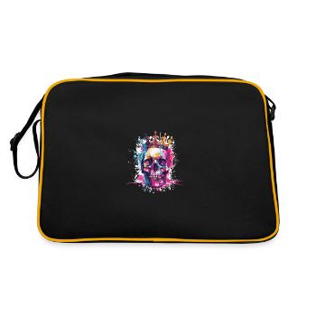 King Skull Crown Royal - Retro Bag - black/gold - Back