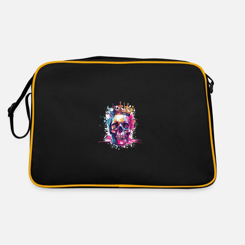 King Skull Crown Royal Retro Bag