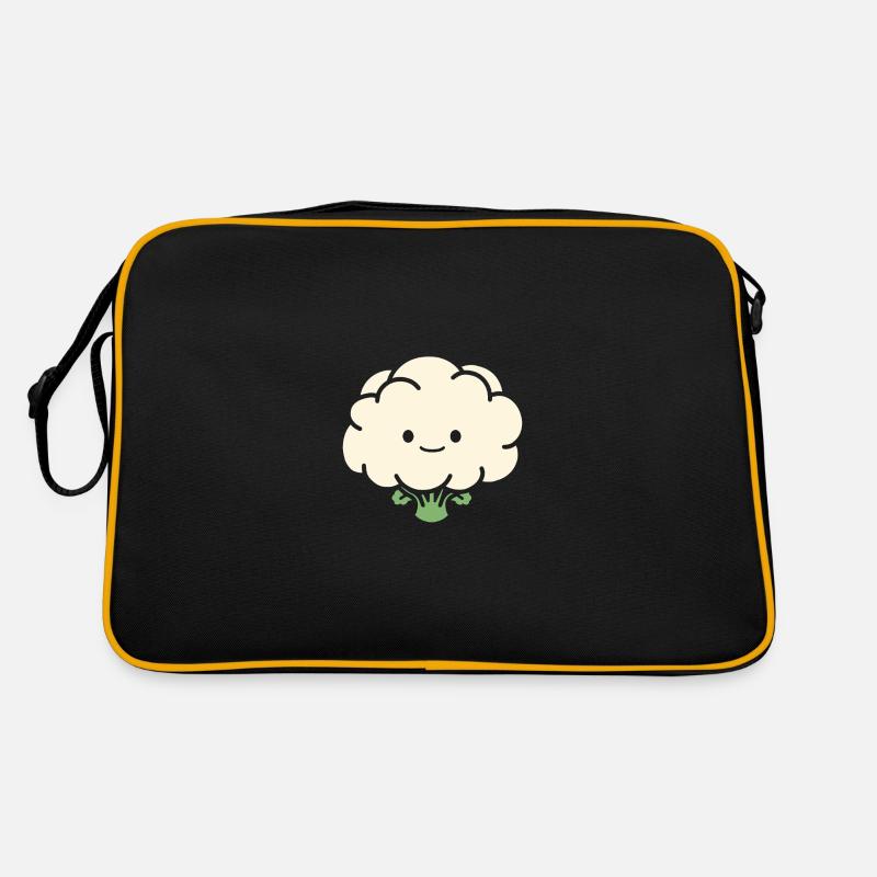 Chou-fleur - Sac Retro - noir/or