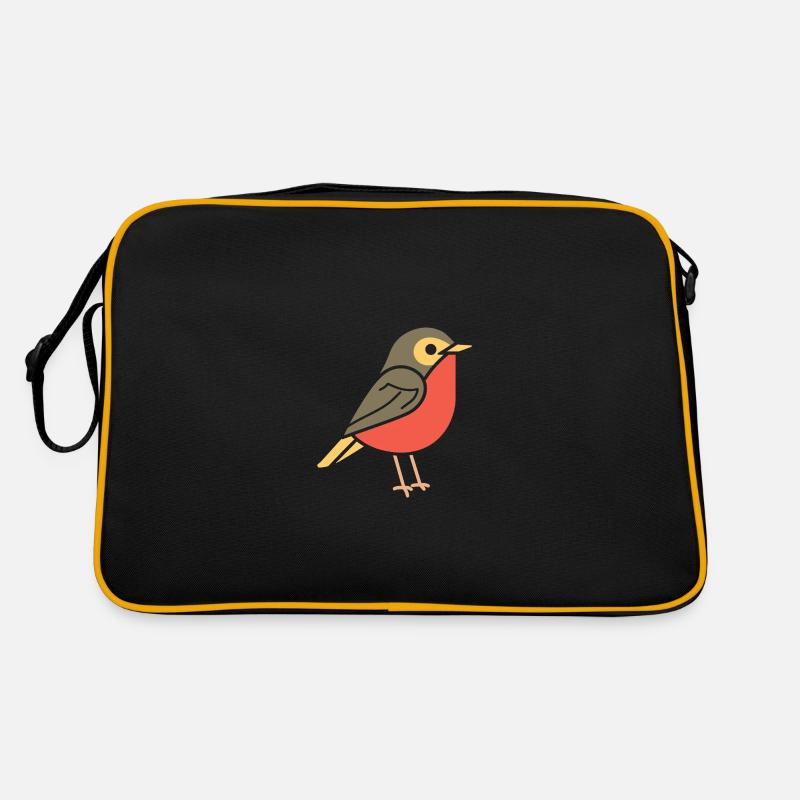 rouge-gorge OISEAU Sac Retro