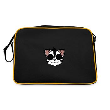 Chat chats lunettes de soleil soleil été lunettes - Sac Retro - noir/or - Dos