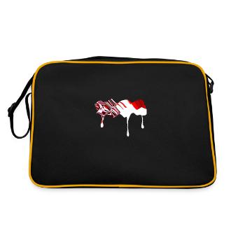 curves icon - Retro Bag - black/gold - Back
