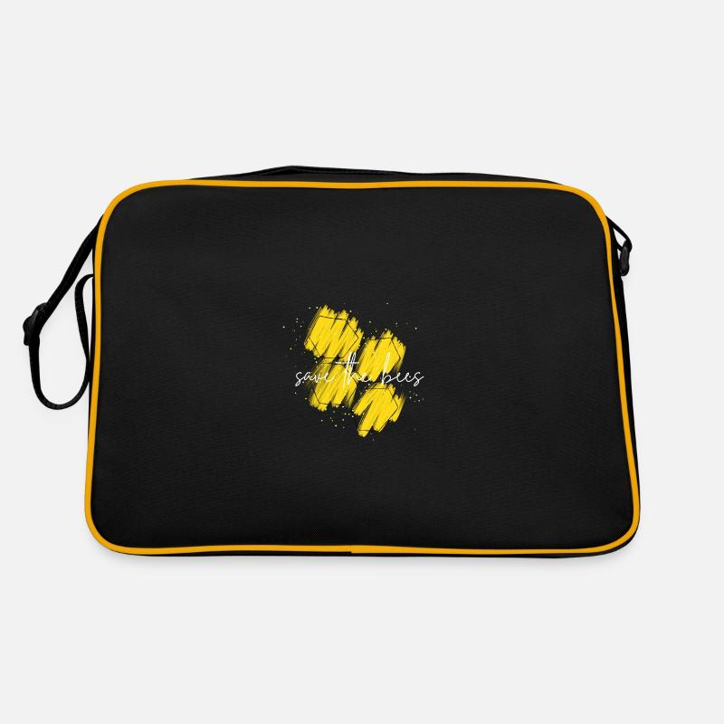 Save The Bees². Retro Tasche