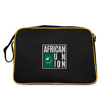 Union africaine - Sac Retro - noir/or - Dos