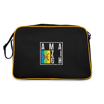 Amazigh - Retro Bag - black/gold - Back