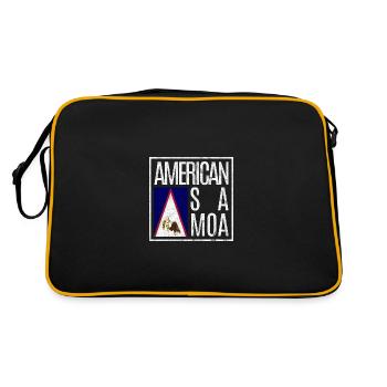 Samoa américaines - Sac Retro - noir/or - Dos