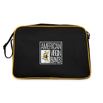 U.S. Virgin Islands - Retro Bag - black/gold - Back