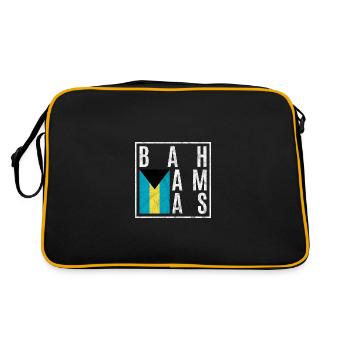 Bahamas - Sac Retro - noir/or - Dos