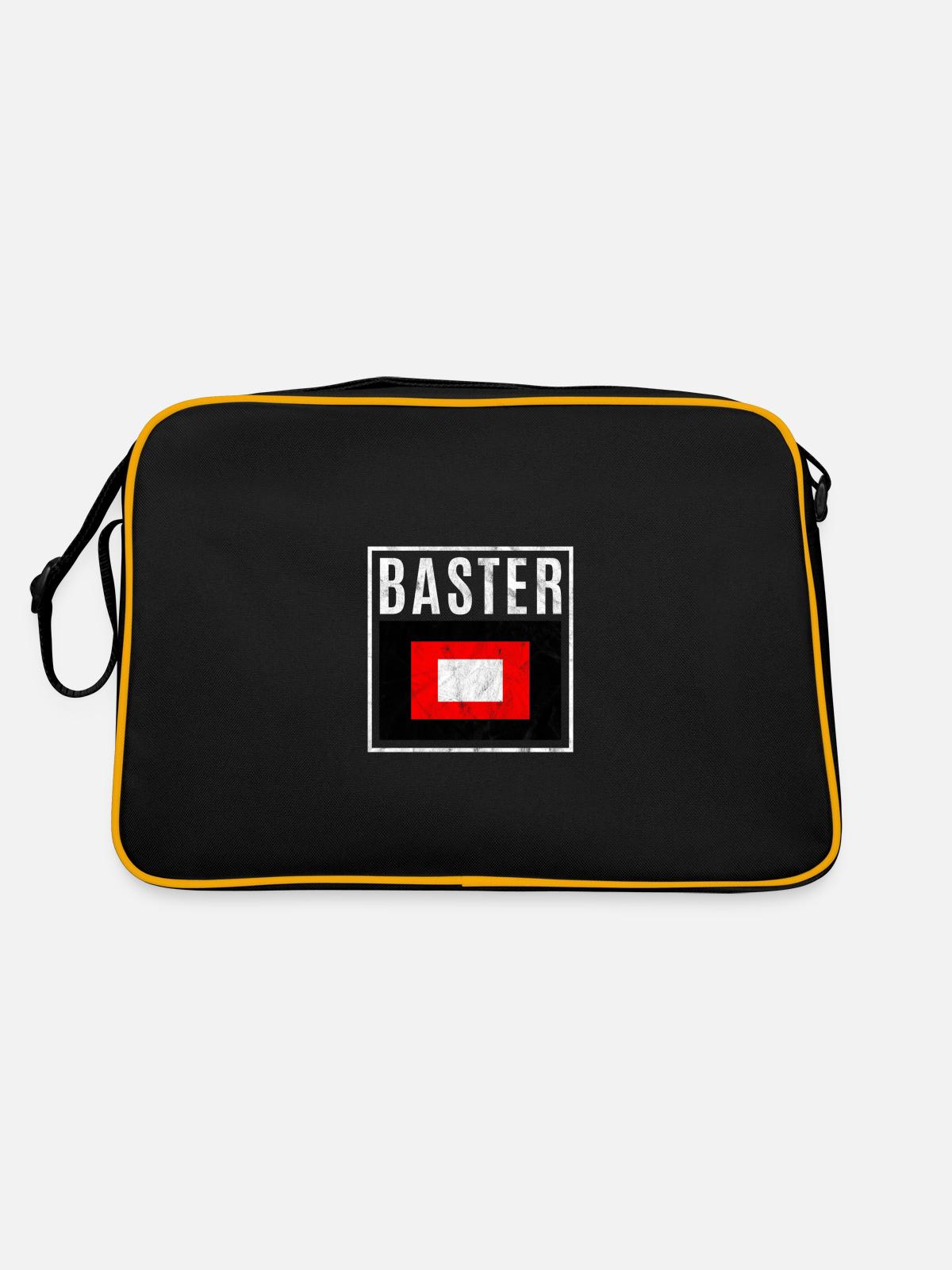 Baster - Retro Bag - black/gold - Back