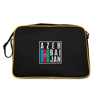 Azerbaijan - Retro Bag - black/gold - Back