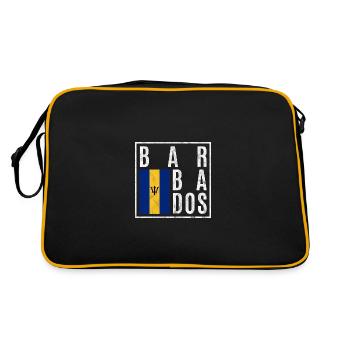 Barbade - Sac Retro - noir/or - Dos