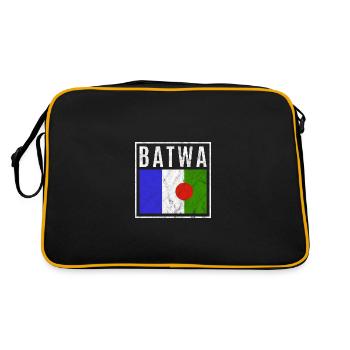 Batwa - Sac Retro - noir/or - Dos