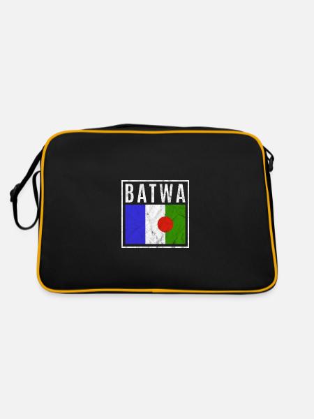 Batwa - Retro Bag - black/gold - Back