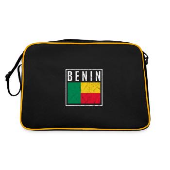 Bénin - Sac Retro - noir/or - Dos