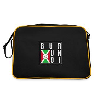 Burundi - Sac Retro - noir/or - Dos