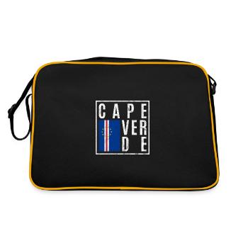 Kap Verde - Retro Tasche - Schwarz/Gold - Hinten