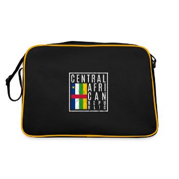 Central African Republic - Retro Bag - black/gold - Back