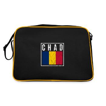 Tchad - Sac Retro - noir/or - Dos
