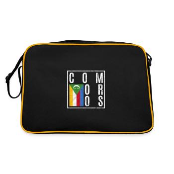 Comores - Sac Retro - noir/or - Dos