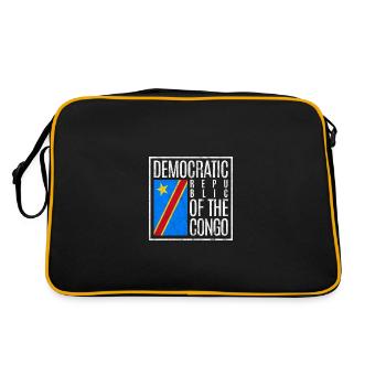 République démocratique du Congo - Sac Retro - noir/or - Dos