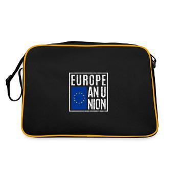 Union européenne - Sac Retro - noir/or - Dos