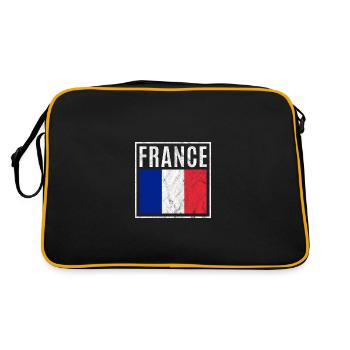France - Sac Retro - noir/or - Dos