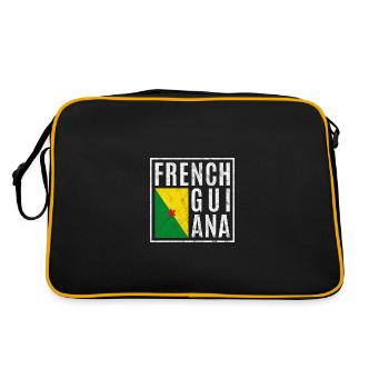French Guiana - Retro Bag - black/gold - Back