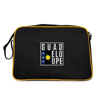 Guadeloupe - Sac Retro - noir/or - Dos