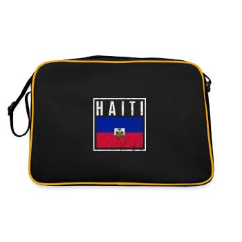 Haïti - Sac Retro - noir/or - Dos