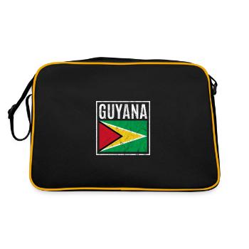 Guyana - Sac Retro - noir/or - Dos