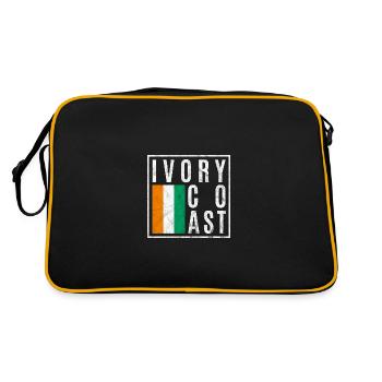 Ivory Coast - Retro Bag - black/gold - Back