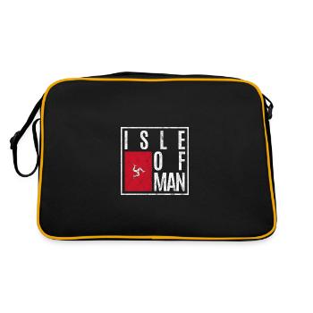 Isle Of Man - Retro Bag - black/gold - Back