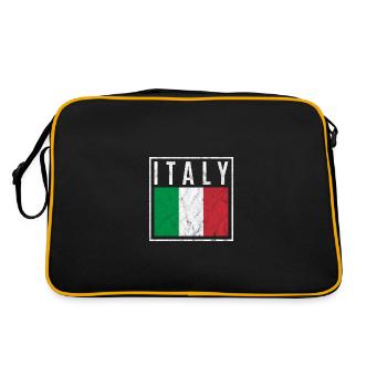 Italy - Retro Bag - black/gold - Back